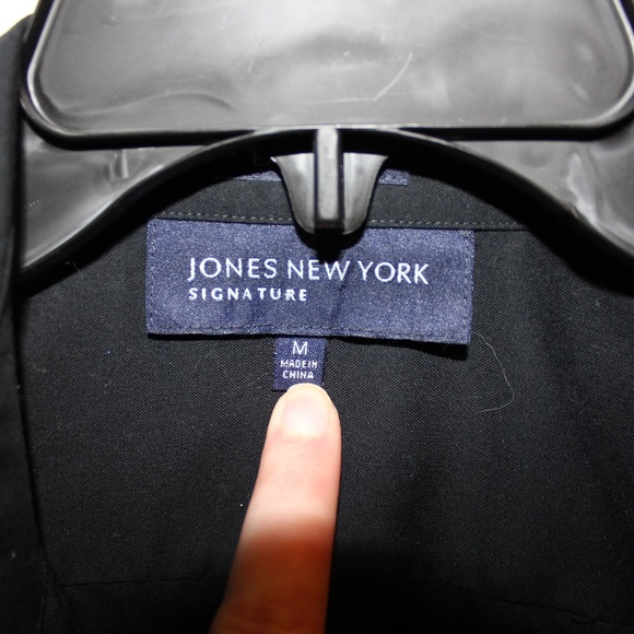 Black Button Down Jones New York - Picture 3 of 3